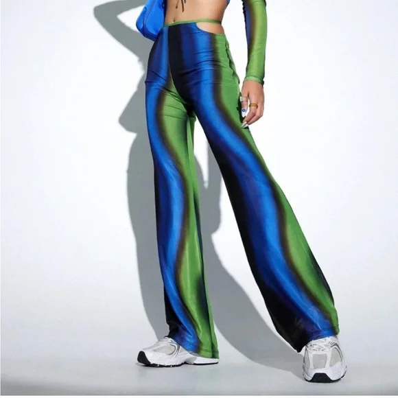 MOTEL • X Olivia Neill Mares Flare Trouser - Picture 1 of 8